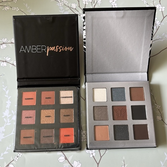 PS…EYESHADOW PALETTE BUNDLE AMBER PASSION  & DOLLFACE. NEW! EACH HAS 9 TRAYS. - Picture 4 of 9